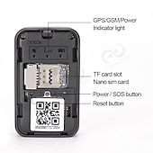cheap Security Sensors &amp; Alarms-G06 Long Standby Micro Hidden Personal GPS Tracker Real Time Tracking SOS Panic Calling Alarm for Kids Children Elderly Ladies