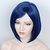 economico Parrucche dei personaggi dei film-Parrucca cosplay blu del film Coraline parrucche di Halloween