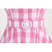 levne Šaty-Přehoz Klasik Retro A-Line šaty Flare šaty Pléd Kostkovaný Vzor gingham Dámské Dívčí Karneval Plesová maškaráda Dovolená Na den Čajový dýchánek Dospělé Šaty Šaty pro návrat domů Jaro léto