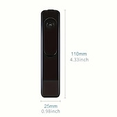 economico Videocamere di sorveglianza domestica per interni-mini body camera hd 1080p mini wifi micro telecamera con visione notturna audio videoregistratore wireless rilevamento videocamera supporto nascosto non incluso tf card