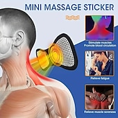 economico Massaggiatori per corpo-1pc mini patch per massaggiatore elettrico portatile per il collo allevia la schiena &amp; dolore all&#039;anca della spalla istantaneamente con il cuscinetto per massaggio cervicale