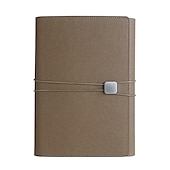 abordables Carnets et planificateurs-Cuir Journal Carnet Ligné A5 5.8×8.3 pouces Couleur Pleine PU Couverture souple Portable 180 pages Carnet pour Ecole Bureau Voyageur