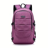 お買い得  整理と収納-1pc 大容量ラップトップ収納バックパック通学屋外キャンプ旅行盗難防止防水スポーツバッグ usb 充電ポート父の日ギフト誕生日ギフト