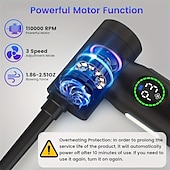 cheap Vacuum Cleaners-Compressed Air Duster 50000 RPM Keyboard Cleaner For Office 2 Adjustable Speed Electric Air Dusters Good Replacement For Compressed Air Can 6000 MAh Rechargeable Electric Duster For Deep Cleaning