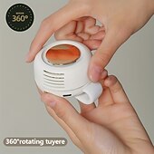 abordables Ventilateurs-Ventilateur de cou avec lanière réglable – Ventilateur mains libres rechargeable par USB avec refroidissement à 3 vitesses pour une utilisation en extérieur