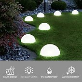 billige Bakkelys-led solar plen 5-i-1 led solar lys halvkule solar hage hage lys vanntett utendørs for gangvei villa bakken landskap