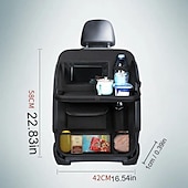 voordelige Auto-organizers-auto-accessoires universele autostoelen organizer met dienblad tablethouder multi-pocket opslag auto-interieur opbergen opruimen