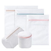 economico Gadget bagno-sacchetti per biancheria in rete per delicati con cerniera, borsa per biancheria intima, borsa da viaggio per organizzare, borsa per la pulizia degli indumenti per bucato, camicetta, calzetteria, calze, biancheria intima, reggiseno, lingerie