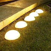 billige Bakkelys-led solar plen 5-i-1 led solar lys halvkule solar hage hage lys vanntett utendørs for gangvei villa bakken landskap