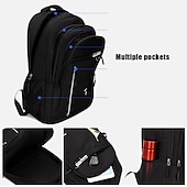 abordables Sacs à dos de Collège-Sac à dos pour ordinateur portable grande capacité pour homme avec port USB et compartiments multiples – Sac d&#039;école et de voyage résistant à l&#039;eau pour l&#039;université, le travail ou les déplacements quotidiens
