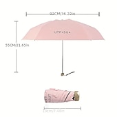 olcso Esernyők-mini napernyő anti uv napernyő hordozható könnyű női férfi napernyő vízálló utazási esernyőkhöz