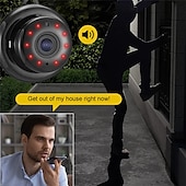cheap Indoor IP Network Cameras-Mini Wireless Camera, HD Indoor Surveillance Monitor, Motion Detection, Night Vision, Wi-Fi Smart Camcorder, Video Recording &amp; Remote Monitoring for Home Security