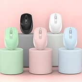 economico Mouse-mouse wireless ricaricabile dual-mode 2.4g mouse da ufficio/da gioco 1600 dpi 4 pulsanti mouse mobile mouse ottici con ricevitore usb per computer desktop notebook