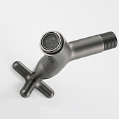 levne Nástěnné-nástěnná koupelnová baterie pouze studená voda, monoblokové umyvadlové baterie jednootvorové mosazné toaletní baterie