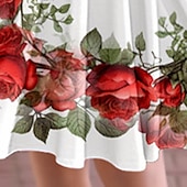 cheap 3D Flower Dress-Easter Girls&#039; 3D Floral Graphic Butterfly Dress Long Sleeve 3D Print Summer Fall Vacation Sports &amp; Outdoor Daily Cute Casual Beautiful Kids 3-12 Years Casual Dress A Line Dress Above Knee Regular Fit