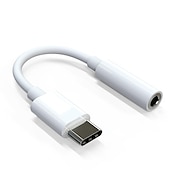 levne Kabely pro mobilní telefony-konektor usb c na 3,5 mm samičí jack náhlavní souprava adaptér pro sluchátka sluchátka mikrofon drátový aux kabel samec typ c na 3,5 mm audio převodník