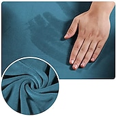 economico Poltrone reclinabili e poltrone wingback-copridivano reclinabile componibile fodera 1 set di 6 pezzi microfibra elasticizzata alta elasticità bordeaux rosso velluto di alta qualità copridivano copridivano per 2 posti cuscino divano