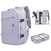 abordables Sacs à Dos de Plein Air-Sac à dos de voyage extensible avec port de chargement USB – sac à main de grande capacité pour hommes et femmes, voyages d&#039;affaires, d&#039;université ou de week-end