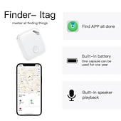 levne Bezpečnostní snímače a alarmy-Apple Wedicated itag bezdrátový lokátor mini tracker pro starší děti a domácí mazlíčky prevence ztráty polohy GPS