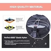 お買い得  アウトドアバックパック-ハイキング、旅行、学校に最適なアウトドア用防水ナイロンバックパック - 学生や新学期に最適な丈夫で広々としたバックパック