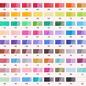preiswerte Mal-, Zeichen- und Künstlerbedarf-Premium-Buntstifte für Malbücher für Erwachsene, Set mit 72 Farben, Federmäppchen mit Reißverschlussschlitz, mit Spitzer, weicher Kern, 7 Metallic-Farben, ideal zum Schichten und Mischen, für