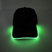 voordelige Noviteiten-led lichtgevende hoed lichtgevende baseballpet outdoor zonneklep zonnebrandcrème pet lichtgevende pet