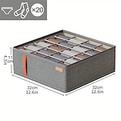 preiswerte Kleider-Schubladen-Organizer-Kleiderschrank-Kleider-Organizer, Unterwäsche-Socken-BH-Aufbewahrungsbox, faltbarer Schrank-Organizer aus Stoff, Schubladen-Organizer zur Aufbewahrung von Hosen, Socken, BHs, Unterwäsche, Krawatten