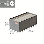 preiswerte Kleider-Schubladen-Organizer-Kleiderschrank-Kleider-Organizer, Unterwäsche-Socken-BH-Aufbewahrungsbox, faltbarer Schrank-Organizer aus Stoff, Schubladen-Organizer zur Aufbewahrung von Hosen, Socken, BHs, Unterwäsche, Krawatten