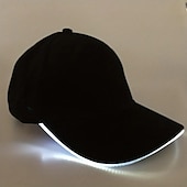 voordelige Noviteiten-led lichtgevende hoed lichtgevende baseballpet outdoor zonneklep zonnebrandcrème pet lichtgevende pet