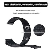 זול להקות שעונים של Fitbit-צפו בנד ל פיטביט Versa 2 / Versa Lite / Versa SE / Versa בד ניילון תַחֲלִיף רצועה רך נושם לולאת ספורט צמיד