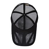 economico Cappellino da baseball da uomo-Unisex Cappellino da baseball Cappello da sole Nero Bianco Rete Viaggi Stile da spiaggia Esterno Da mare Liscio Regolabile Crema solare Di tendenza
