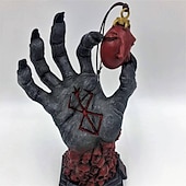 お買い得  ハロウィンの吊るし飾りとテーブルトップ装飾-ハロウィーンベルセルク神の手、恐怖フィギュア像、アニメ手作り樹脂オーナメント、ハロウィーンスケルトンフィギュア、ファンコレクションホームデコレーション用クラフトデスクおもちゃギフト