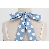 olcso Ruhák-Retró 1950-es Rockabilly A-Line ruha Swing ruha Pánt Pöttyös Női Álarcos mulatság Alkalmi / Napi Lánybúcsú Felnőttek Ruha Hazatérő ruhák Tavaszi nyár