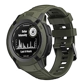 cheap Garmin Watch Bands-Watch Band for Garmin Instinct 2X Soft Silicone Replacement  Strap Elastic Adjustable Breathable Sport Band Wristband
