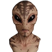 ieftine Masca și accesorii de Halloween-masca de halloween extraterestru amuzant extraterestru masca magica cosplay costum petrecere noutate masti latex cu cap complet pentru adulti si copii-halloween