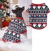 cheap Cooling Vest &amp; Shirt-Dog Cat Shirt / T-Shirt Fashion Party Winter Waterproof Breathable Soft Washable Comfortable Christmas Party Casual Daily Festival Dog Clothing for Bichon Frise Pomeranian Baby Pet Papillon Small