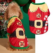 cheap Cooling Vest &amp; Shirt-Dog Cat Shirt / T-Shirt Fashion Party Winter Waterproof Breathable Soft Washable Comfortable Christmas Party Casual Daily Festival Dog Clothing for Bichon Frise Pomeranian Baby Pet Papillon Small