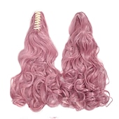 cheap Party Wigs-Wavy Blonde Ponytail Wig for Jean Cosplay Game Princess Golden Anime Hair Wigs with Pigtails Bangs Halloween Wigs