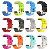 baratos Relógios Garmin-Pulseiras de Relógio para Garmin Fenix 7S Pro 6S 5S Plus Epix Pro 42mm Approach S70 42mm Instinct 2S Descent Mk2S D2 Delta S 20mm Silicone Substituição Alça 20mm Respirável Mulheres Homens Pulseira