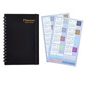 levne Notebooky a plánovače-denní plánovač 2023-2024 týdenní a měsíční plánovač 2023-2024 akademický rok červenec 2023-prosinec 2024 plánovač kalendáře 8,2&quot;×5,5&quot;