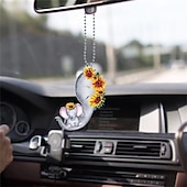 economico Ornamenti e pendenti per auto-1pc auto acrilico marrone aquila volante decorazione appesa per accessori per specchietti retrovisori ciondolo interno