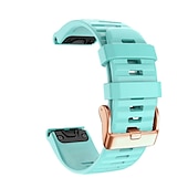 baratos Relógios Garmin-Pulseiras de Relógio para Garmin Fenix 7S Pro 6S 5S Plus Epix Pro 42mm Approach S70 42mm Instinct 2S Descent Mk2S D2 Delta S 20mm Silicone Substituição Alça 20mm Respirável Mulheres Homens Pulseira