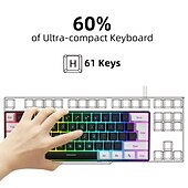 voordelige Toetsenborden-bedraad gamingtoetsenbord klein rgb-membraan-gamingtoetsenbord met achtergrondverlichting ultracompact mini waterdicht toetsenbord voor pc-computergamers