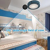 זול מצלמות רשת IP פנימיות-full hd 1080p/720p מיני מצלמה wifi מצלמה ניטור מרחוק אבטחת בית אבטחה ראיית לילה מצלמת וידאו זווית רחבה ip נני
