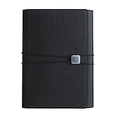 abordables Carnets et planificateurs-Cuir Journal Carnet Ligné A5 5.8×8.3 pouces Couleur Pleine PU Couverture souple Portable 180 pages Carnet pour Ecole Bureau Voyageur