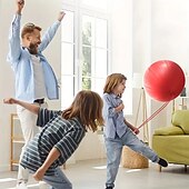 abordables Anti-Stress-25pcs punch balloons punching balloon heavy duty party favors rebondir les ballons avec poignée en caoutchouc ballon en caoutchouc bundle pour la décoration de fête d&#039;anniversaire accessoire de