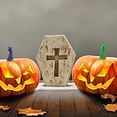 billiga Halloweenhängande och bordsdekorationer-halloween spöke pumpa prydnad mikro landskap prydnad skrivbordet harts liten prydnad