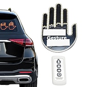 economico Luci notturne e decorative-luce del gesto del dito medio con il dito medio remoto accessori per autocarri leggeri accessori per auto divertenti regalo per auto ideale