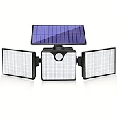 levne Venkovní nástěnná světla-266leds solární nástěnná svítidla ultra jasné vodotěsné otočné světlo s pohybovým senzorem pro venkovní zeď na verandě