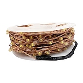 abordables Guirlandes lumineuses à brancher-Guirlande lumineuse 50m 500 leds 1pc blanc chaud rvb blanc étanche fête décorative 12 v